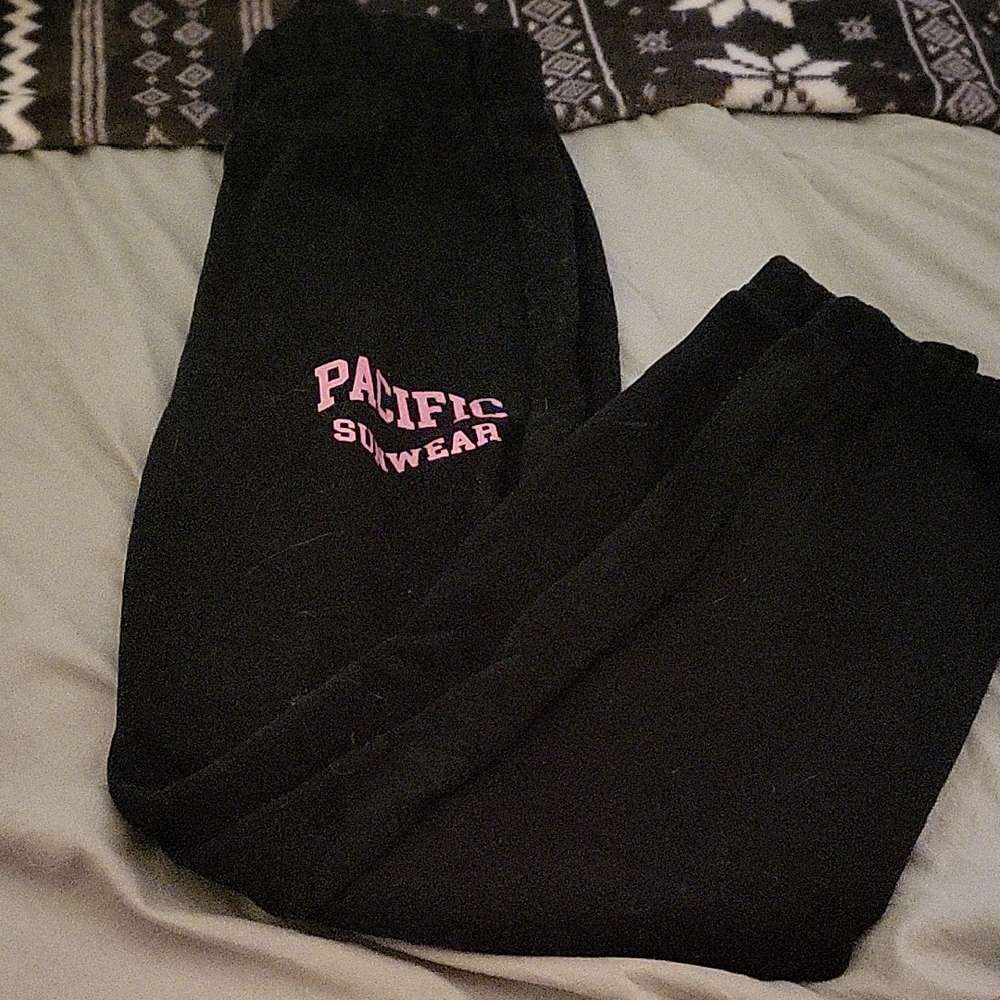 PacSun Black Garment with White Label